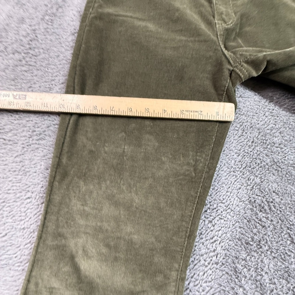 Celebrity Pink Fast Time Flare Corduroy Jeans 28x32 Womens Olive Green - Picture 5 of 9